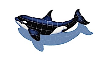 Ceramic Mosaic Orca-B with Shadow 36 inches x 21 inches | OR40-36/SH