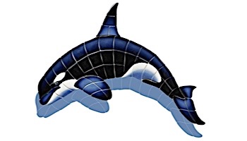 Ceramic Mosaic Orca-A with Shadow 36 inches x 25 inches | OR39-36/SH