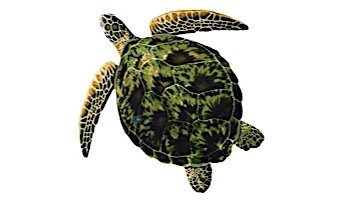 Porcelain Mosaic Sea Turtle Green | 18"x18" | PORC-GT3-18