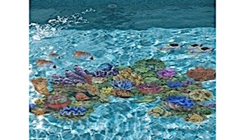 Porcelain Mosaic Coral | Reef Scene A | PORC-CR30A