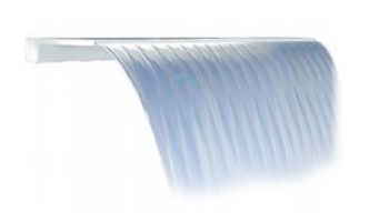 Jandy Sheer Descent Cascade 1' Waterfall with 12" Extended Clear Lip | Back Feed | 1401C