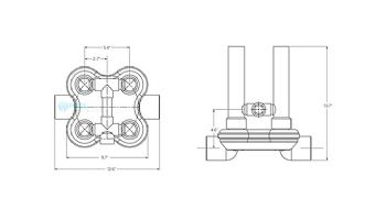 Custom Molded Products JP4 Jet Manifold | 23308-910-000