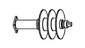 Coverstar Rope Reel Drive Assembly CS3000 Deck Right UG Left | A0165