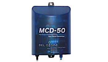 DEL OZONE MCD-50 High-Output Ozone System for Spas | 1,000 Gallons | 120V/240V | AMP Cord | MCD-50U-12