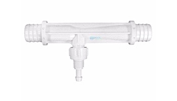 DEL #884 Mazzei Injector without Check Valve and Ring | Hose Barbs 3/4" | White | 9-0472