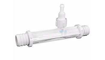 DEL #884 Mazzei Injector without Check Valve and Ring | Hose Barbs 3/4" | White | 9-0472