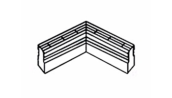 Deck-O-Drain 90 Degree Bend | White | 2812111