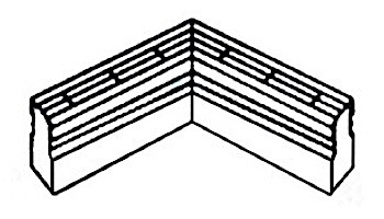 Deck-O-Drain 90 Degree Bend | White | 2812111 loading=