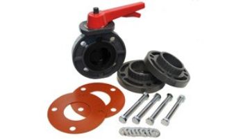 American Granby PVC Butterfly Valve Installation Kit Stainless Steel Shaft | 6_quot; | PBVIK6 loading=