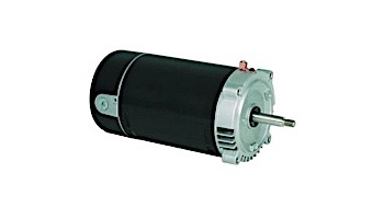 Replacement Threaded Shaft Pool Motor 1HP | 115/230V 56 Round Frame Full-Rated B128 | EB128 | ASB128