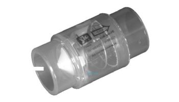 NDS 2" PVC 10# Spring Check Valve | Clear | 1050C20-10