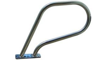 SR Smith Spa Stainless Steel Rail with Welded Mounting Plate | 304 Grade | .049 Wall Residential | SR-100