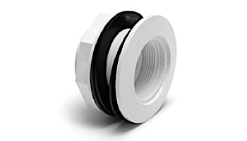 SR Smith Lens Housing Fiberglass Wall Fitting 1.5" PVC White | LNS-2A