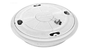 Pentair Admiral Skimmer Cover Lid & Ring Set White | New Style Lock Down | 85000400