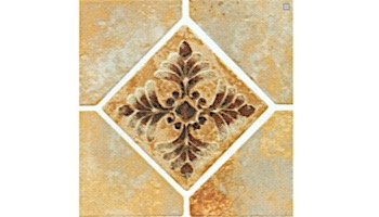 Fujiwa Tile Joya Akron Series Pattern Tile | Gold | JOYA503