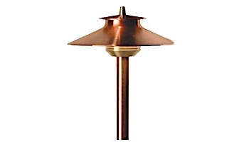 FX Luminaire | DelMare 20 Watt Copper Pathlight with 12" Riser | DM-20-12R-CU | 226330