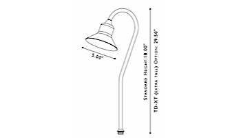 FX Luminiare TD Path Light | Copper | TD12CU