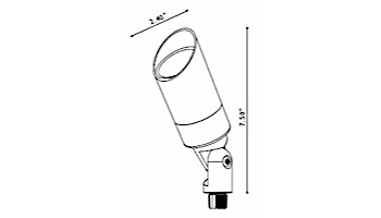 FX Luminaire MU Spot Light | Bronze | 20 Watt | MU20BZ