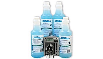 Heatsavr Liquid Solar Heating Blanket Kit | Automatic Metering System & Four 1-Liter Bottles of HeatSavr | HS140