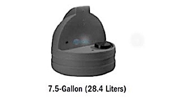 Stenner 7.5 Gallon STS Poly Tank UV Gray | STS7GC