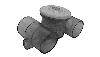 Balboa Hydro-Air Hydro Jet Standard Wall Fitting Assembly w/o Nut (5/BAG) | 10-5100WHT