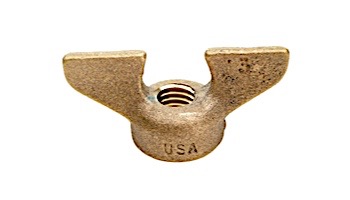 Harmsco Wing Nut 1/2" | Brass | 202