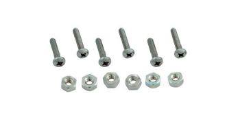 Hayward SP0715 Series 2" Vari-Flo Valve Replacement Parts | Cover Screws with Nuts | Set of 6 | SPX0710Z1A