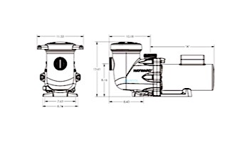 Hayward TriStar High Performance Energy Efficient Pump 1.5HP Full Rated | 115V 230V | W3SP3215EE