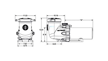 Hayward TriStar Energy Efficient Single Speed Pool Pump | 1HP Max Rate 115/230V | W3SP3207X10