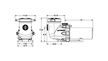 Hayward TriStar Single Speed Pool Pump | 1.5HP Max Rate 115/230V | W3SP3210X15