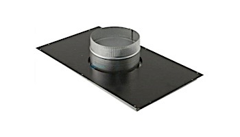 Hayward Negative Pressure Vertical Indoor Vent Adapter Kit for H400 Universal Heaters | 8" Diameter | UHXNEGVT14008