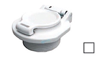 AquaStar Safety Vacuum Lock Wall Fitting 1.5_quot; | White | VLK15T01