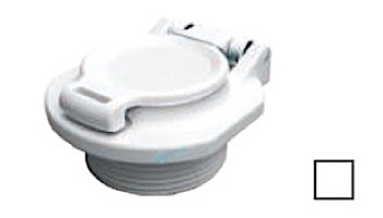 AquaStar Safety Vacuum Lock Wall Fitting 1.5" | White | VLK15T01