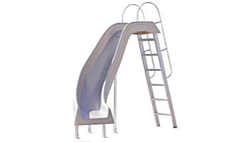 Inter-Fab City 2 Pool Slide | Left Curve | Blue | CITY2-CLB