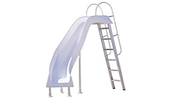 Inter-Fab City 2 Pool Slide | Left Curve | Blue | CITY2-CLB