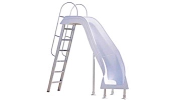 Inter-Fab City 2 Pool Slide | Right Curve | White | CITY2-CRW