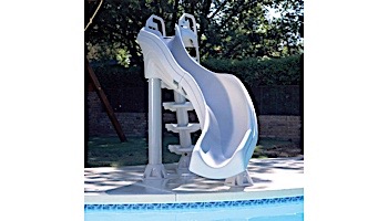 Inter-Fab X-Stream 2 Pool Slide | Right or Left Turn | Gray | XS-GR-SS