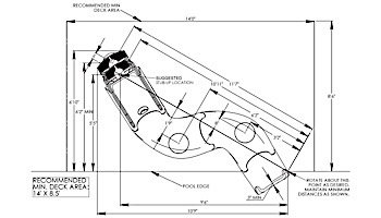 Inter-Fab X-Stream 2 Pool Slide | Right or Left Turn | Gray | XS-GR-SS