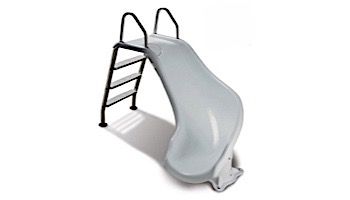 Inter-Fab Zoomerang Pool Slide | Right Curve | White | ZM-CR-SS