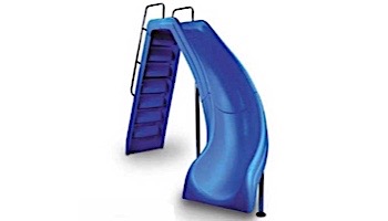 Inter-Fab Wild Ride Pool Slide | Right Curve | Gray | WRS-CRG-SS