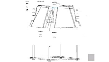 Inter-Fab Techni-Spring™ Fiberglass Base Only with Jig | Gray | TSBF-9