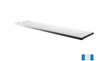 Inter-Fab Duro-Beam aquaBoard™ 2-Hole Diving Board 10' Blue with White Top Tread | DB10BW