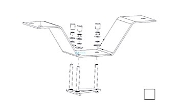 Inter-Fab 8' Duro-Spring Steel Base Only with Jig | White | DSS8