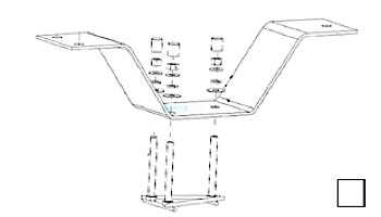 Inter-Fab 8' Duro-Spring Steel Base Only with Jig | White | DSS8