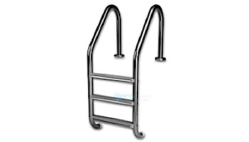 InterFab 3-Step Economy Lader With Sure-Step Treads | 1.90" x 0.49" Thickness 304 Stainless Steel | L3E049S