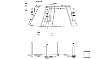 Inter-Fab Techni-Spring™ Fiberglass Base Only with Jig | White | TSBF