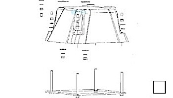 Inter-Fab Techni-Spring™ Fiberglass Base Only with Jig | White | TSBF