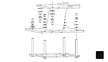 Inter-Fab Techni-Spring Steel Base Only with Jig | Black | TS-B-2