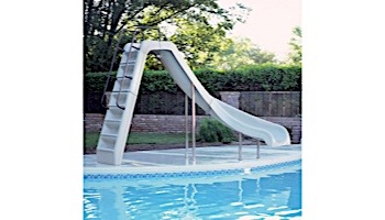 Inter-Fab Wild Ride Pool Slide | Left Curve | White | WRS-CL-SS