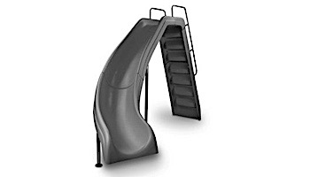 Inter-Fab Wild Ride Pool Slide | Left Curve | White | WRS-CL-SS
